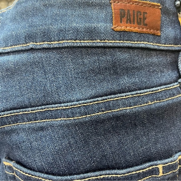 Paige Women’s Denim Hoxton Crop Stretch Dark Wash Jeans Size 27 - Picture 6 of 7